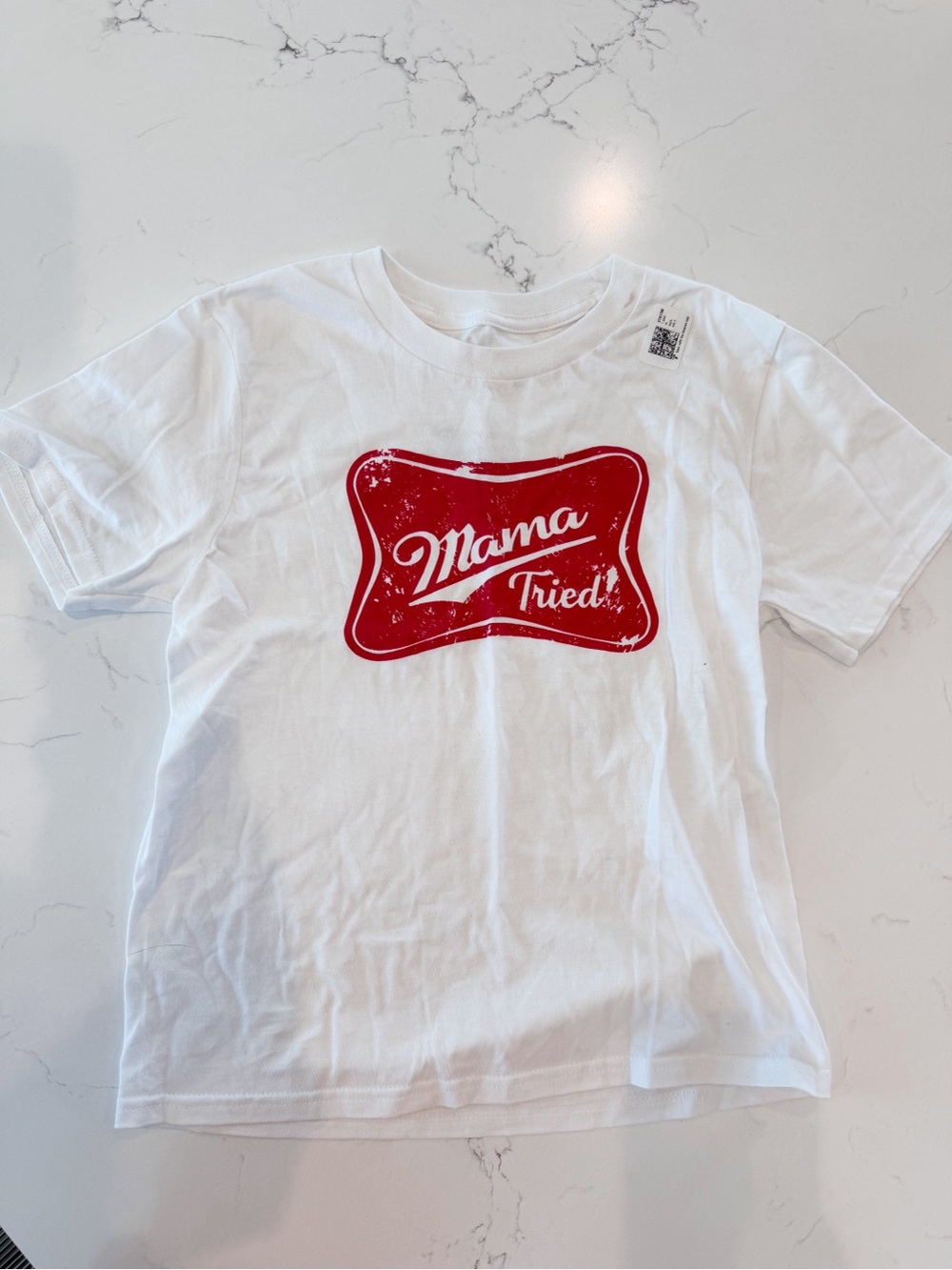 Mama Tried White Graphic Tee
